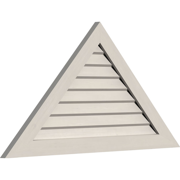 Ekena Millwork Pitch Wood Triangle Surface Mount Gable Vent Wayfair